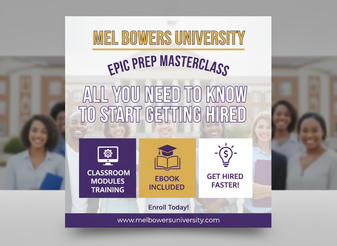 2026 Zoom LIVE EPIC PREP Masterclass 3.7.26